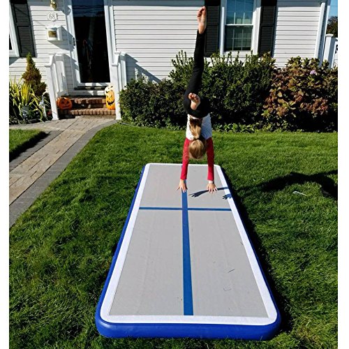 10ft/13ft/16ft/20ft Inflatable Gymnastics Tumbling Track Mat with Electric Air Pump N99816