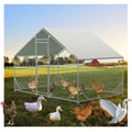 Large Metal Chicken Coop with Waterproof Cover P9866