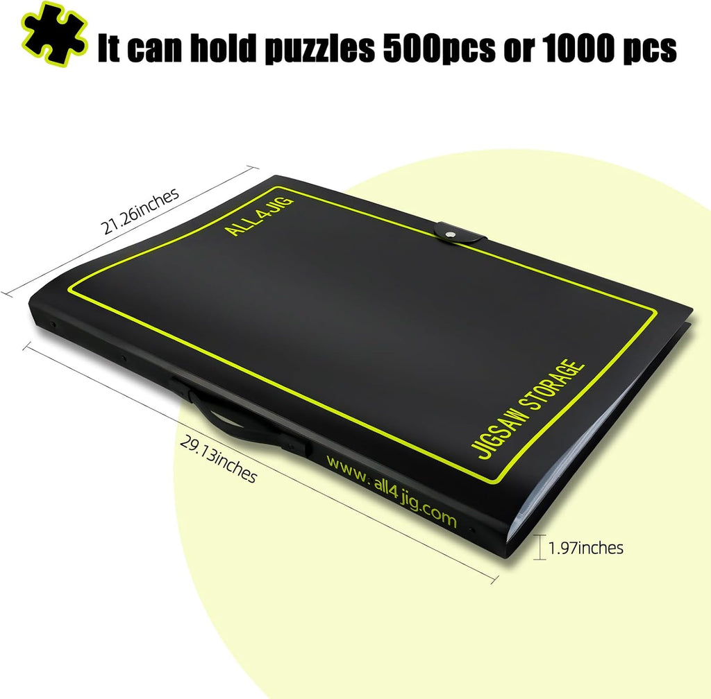 Puzzle Storage Folder Holds 20 Puzzles, HD Film Pockets F55099