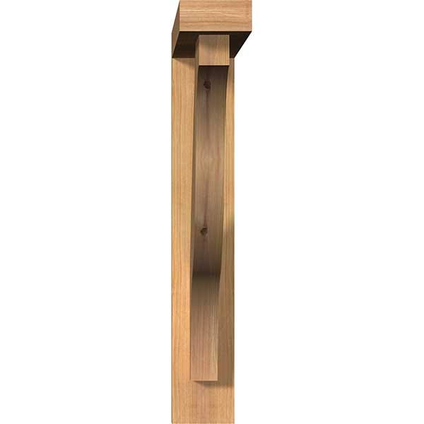 3 1/2x22W x 22x22D x 22x22H Smooth Bracket with Offset Brace, Western Red Cedar H519229