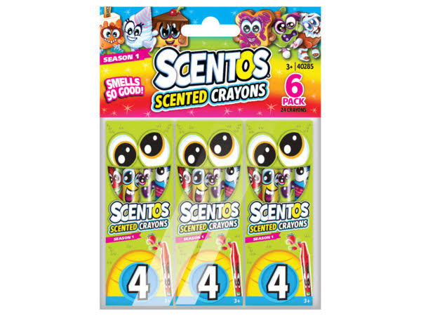 24 Scentos Scented Crayon Value Pack S478125