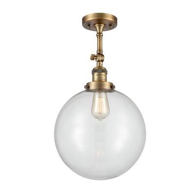 1-Light Semi Flush Mount Fixture A580847