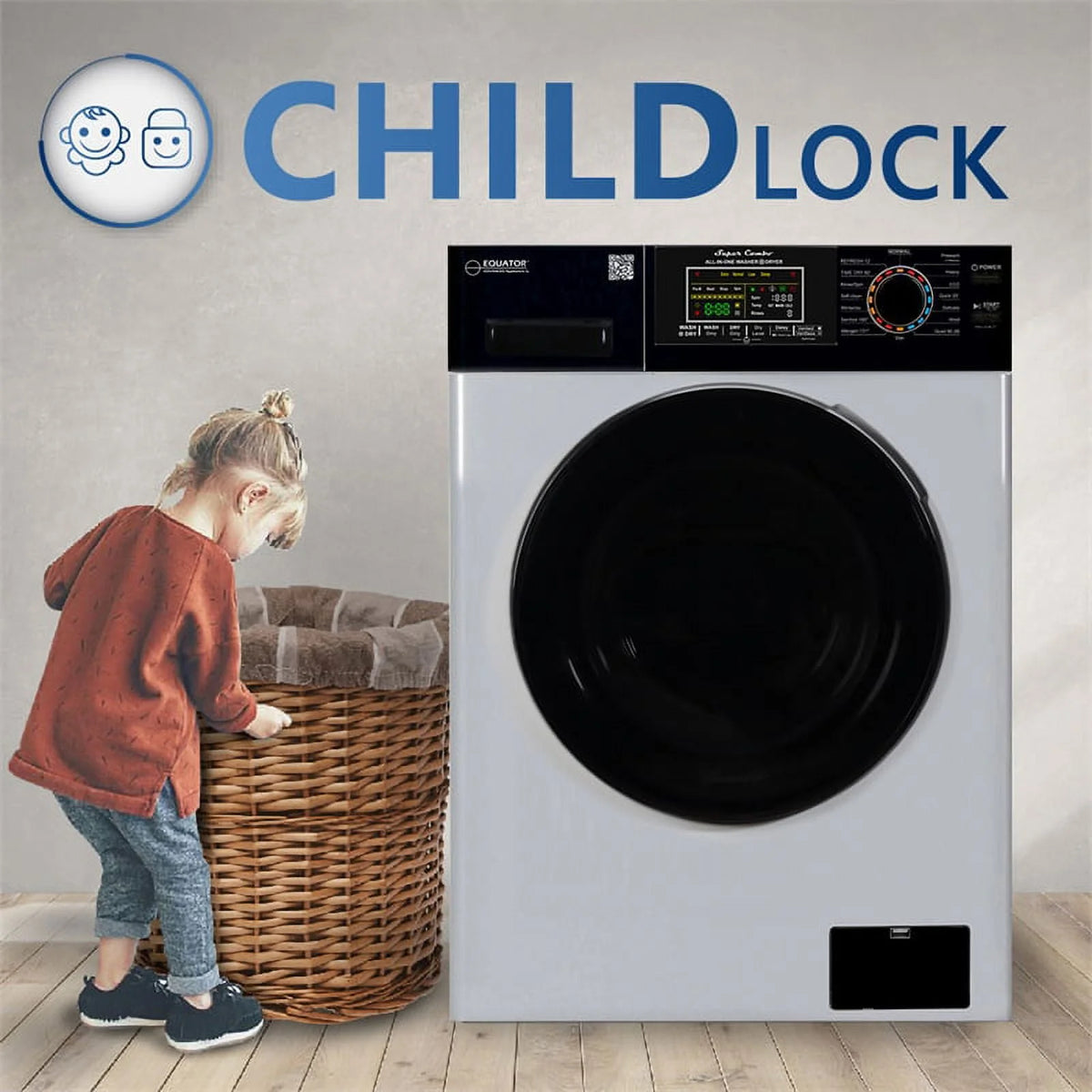110V 18 lbs Combo Washer Dryer Z224136