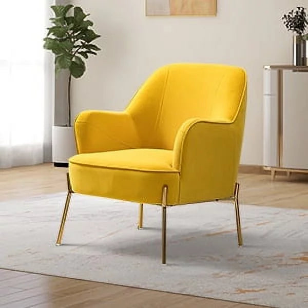 Pink Velvet Upholstered Accent Chair K1350