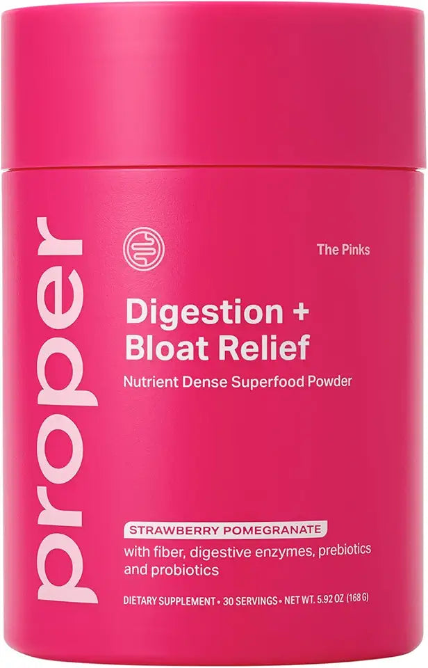 Digestion and Bloat Relief Drink Mix with Probiotics, Prebiotics, and Enzymes H771