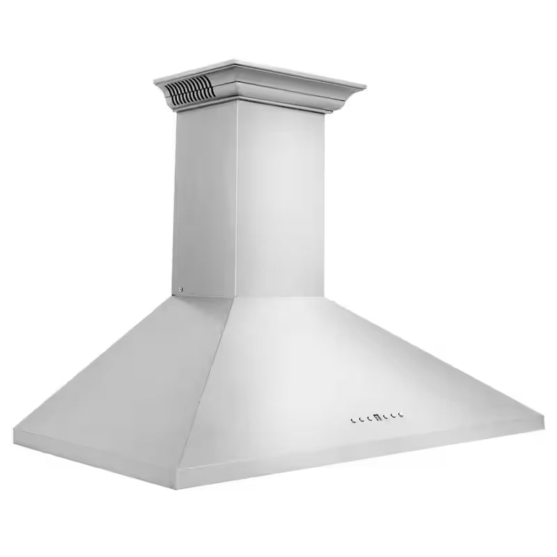 36 in. 400 CFM Ducted Wall Mount Range Hood in Stainless Steel R6059