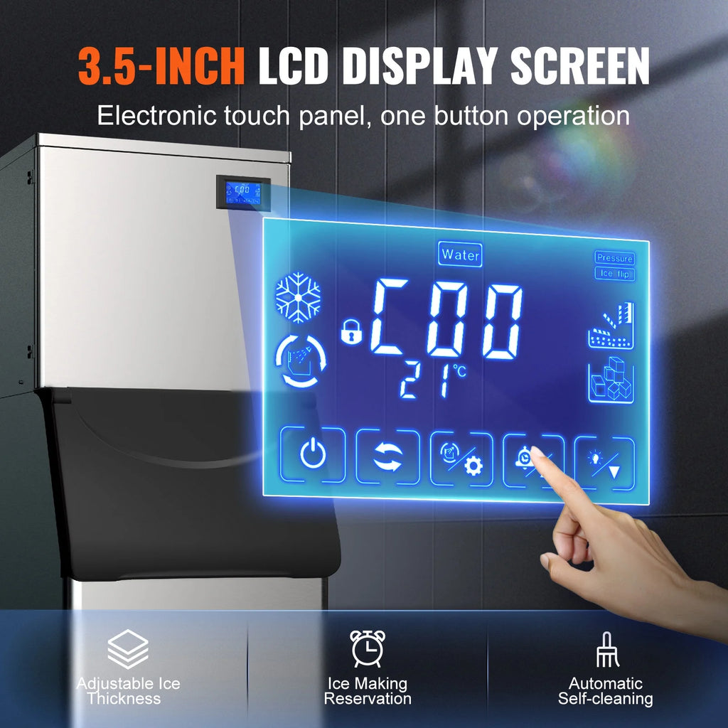 Commercial Ice Maker with 30.7 lb Storage Container Z9379