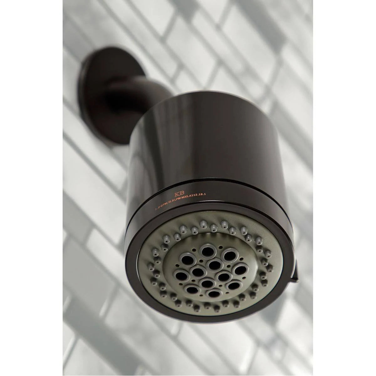 Oil Rubbed Bronze Three-Handle Tub and Shower Faucet D85673