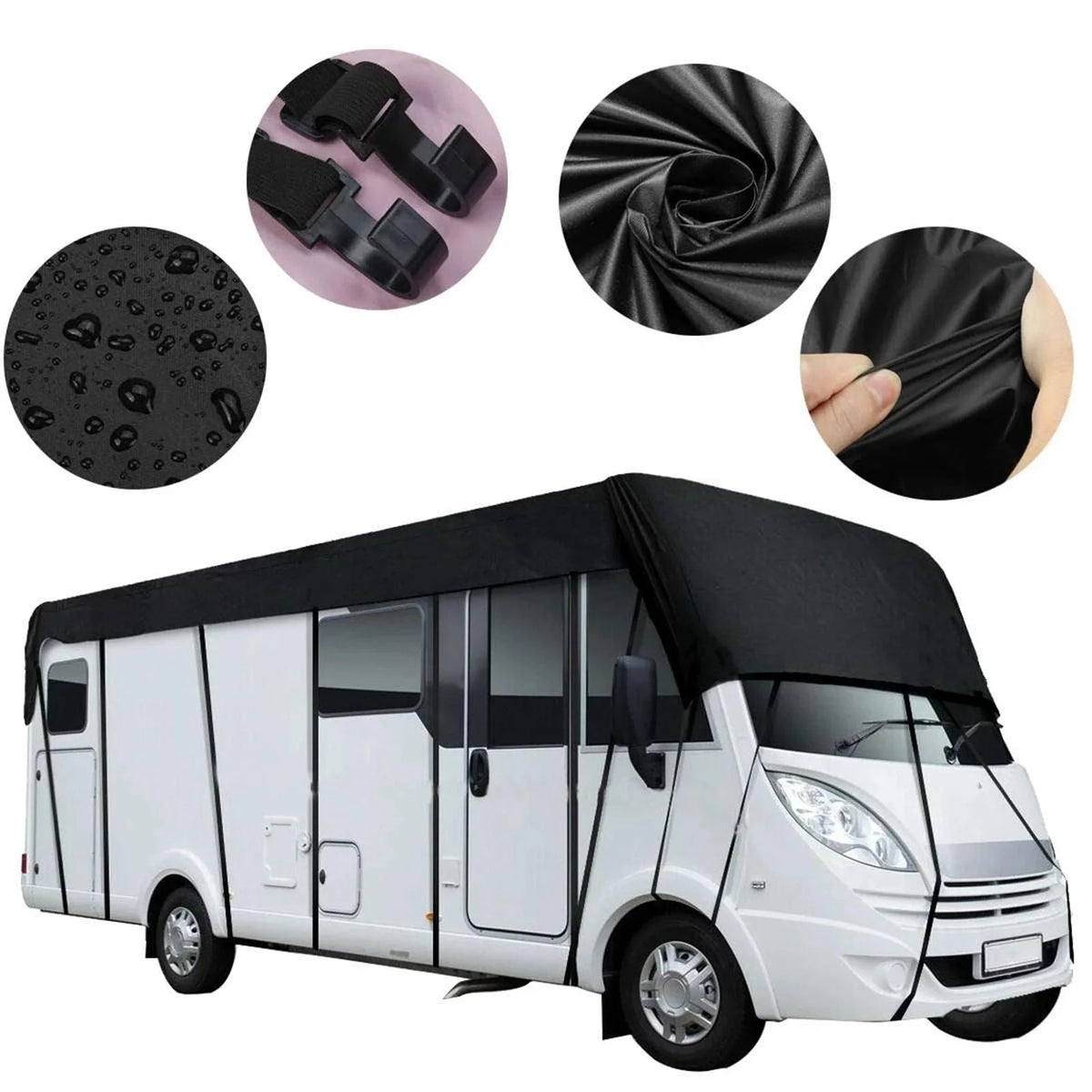 Portable RV Roof Cover for Travel Trailers 7.5m x 7.5m K50319