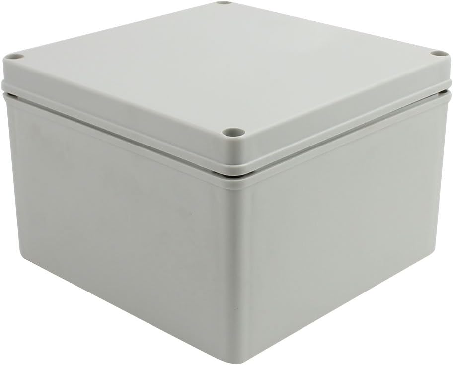 8x8x5.2 IP67 Dustproof Junction Box Gray Pack of 2 C8901