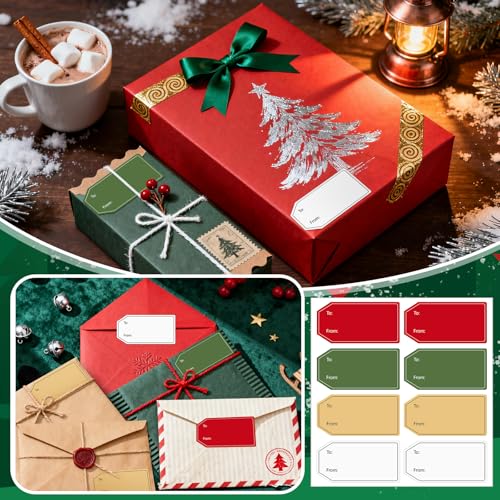 3 Colors Gift Tag Stickers J134715