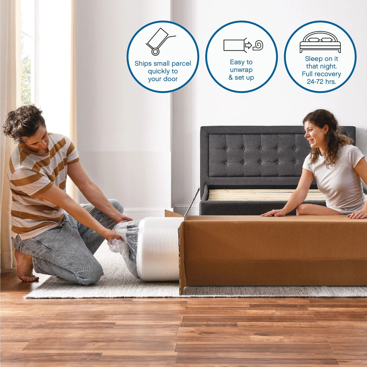 8 Gel Memory Foam Mattress, Twin U961584