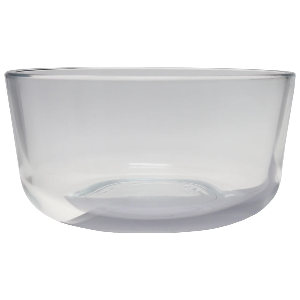 Clear Glass 4-Cup Food Storage Bowl with Lid W399