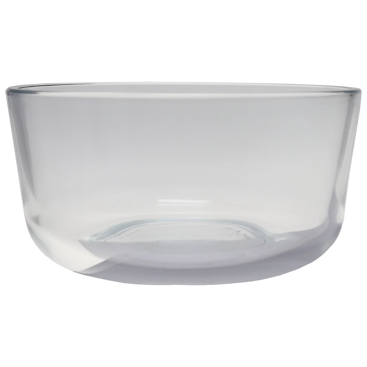Clear Glass 4-Cup Food Storage Bowl with Lid W399