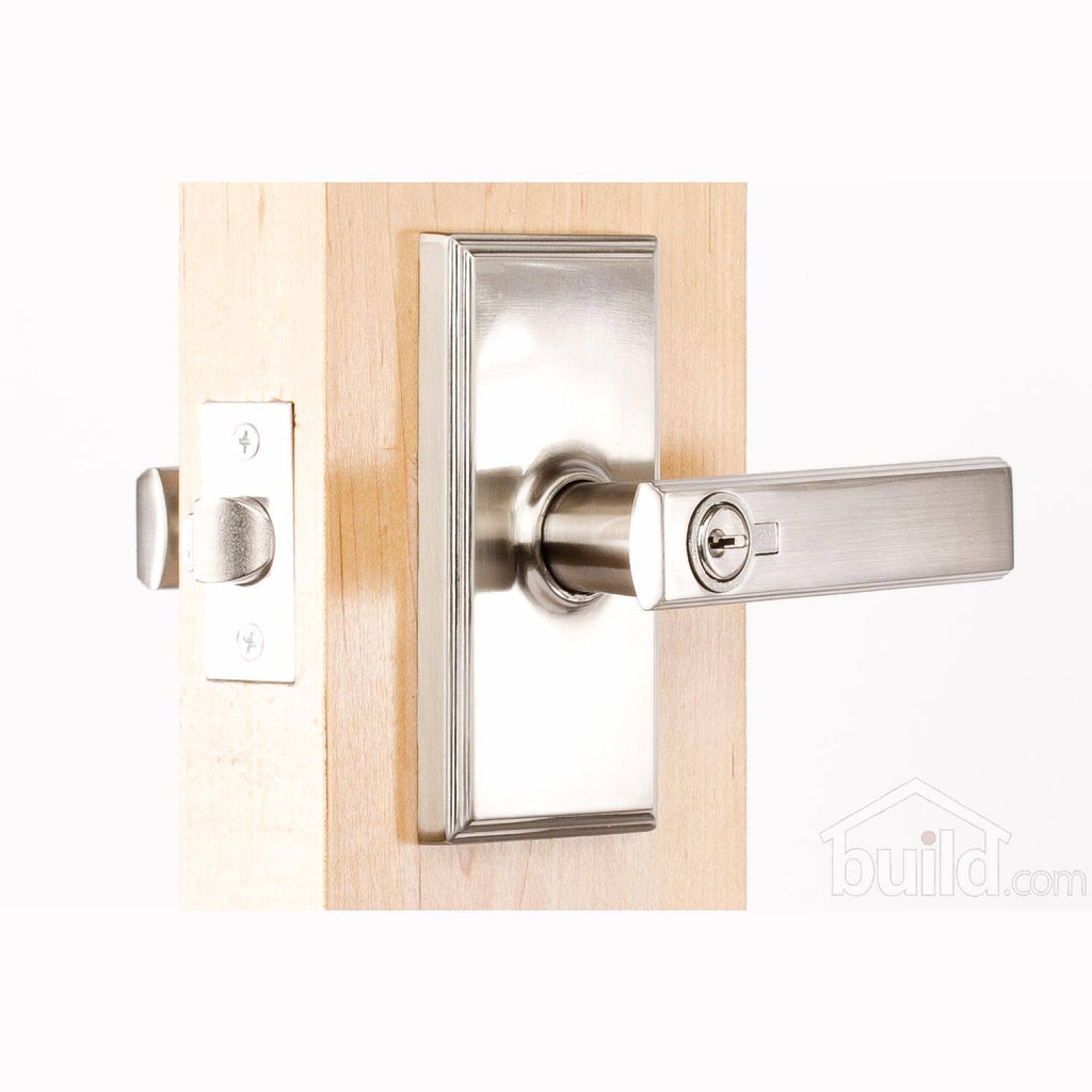 Satin Nickel Entry Door Lever W1496
