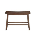 Brown Wooden Bench with Grain Details M2006