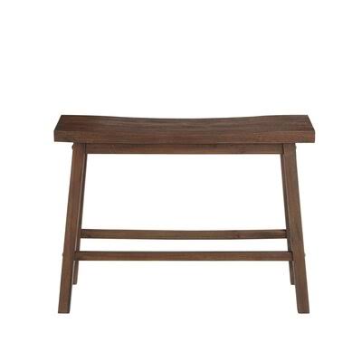 Brown Wooden Bench with Grain Details M2006