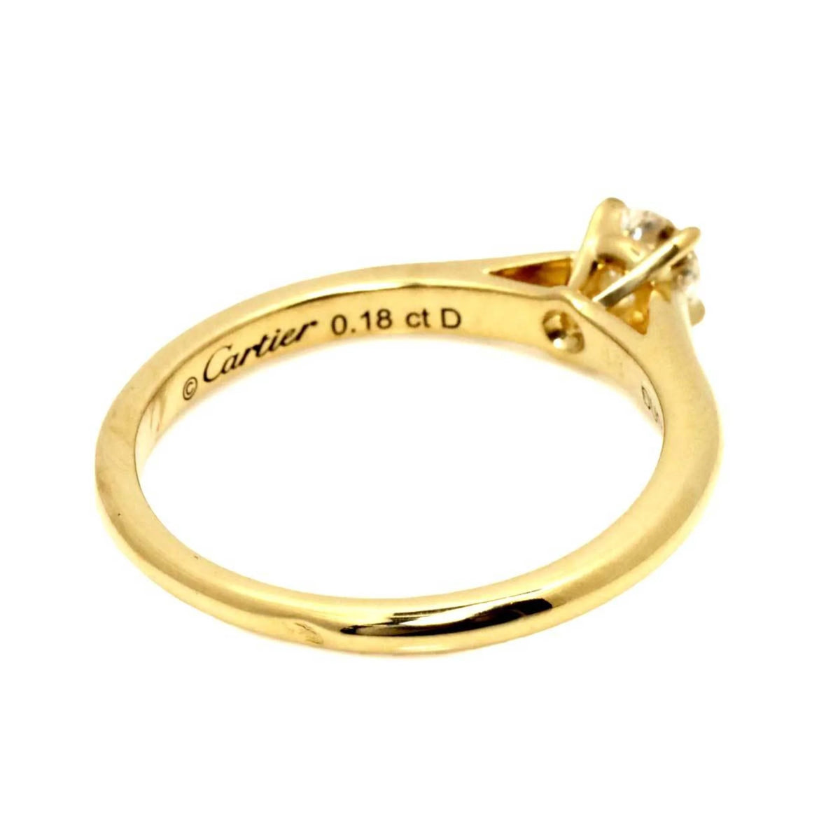18K Yellow Gold Diamond Ring G703