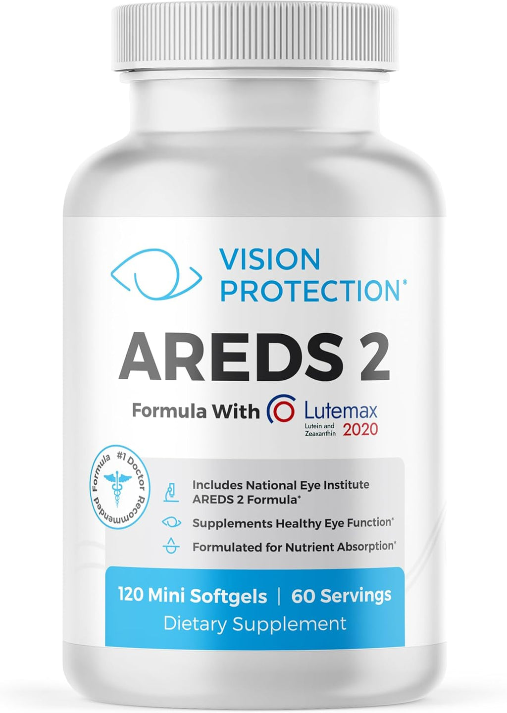 120 Mini Softgels Eye Vitamin & Mineral Supplement W1067