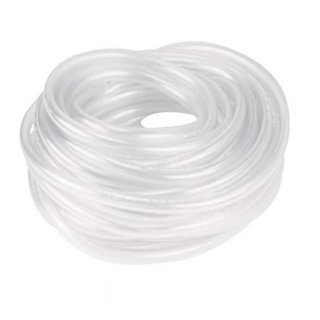 Clear Hard Durable Plastic Tubing, Inner Diameter 1 inch, Outer Diameter 1-1/8 inch, 25 ft M439822