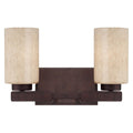 Heritage Bronze 2 Light Bath Bar B8289