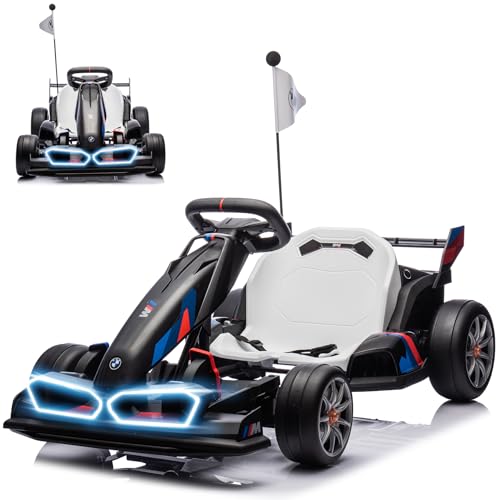 White 36V Electric Go Kart U8757