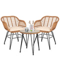 3-Piece Beige Patio Conversation Set S5941