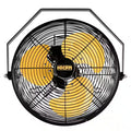 Yellow 12 in. 3-Speeds Wall Fan with Metal Structure O593292