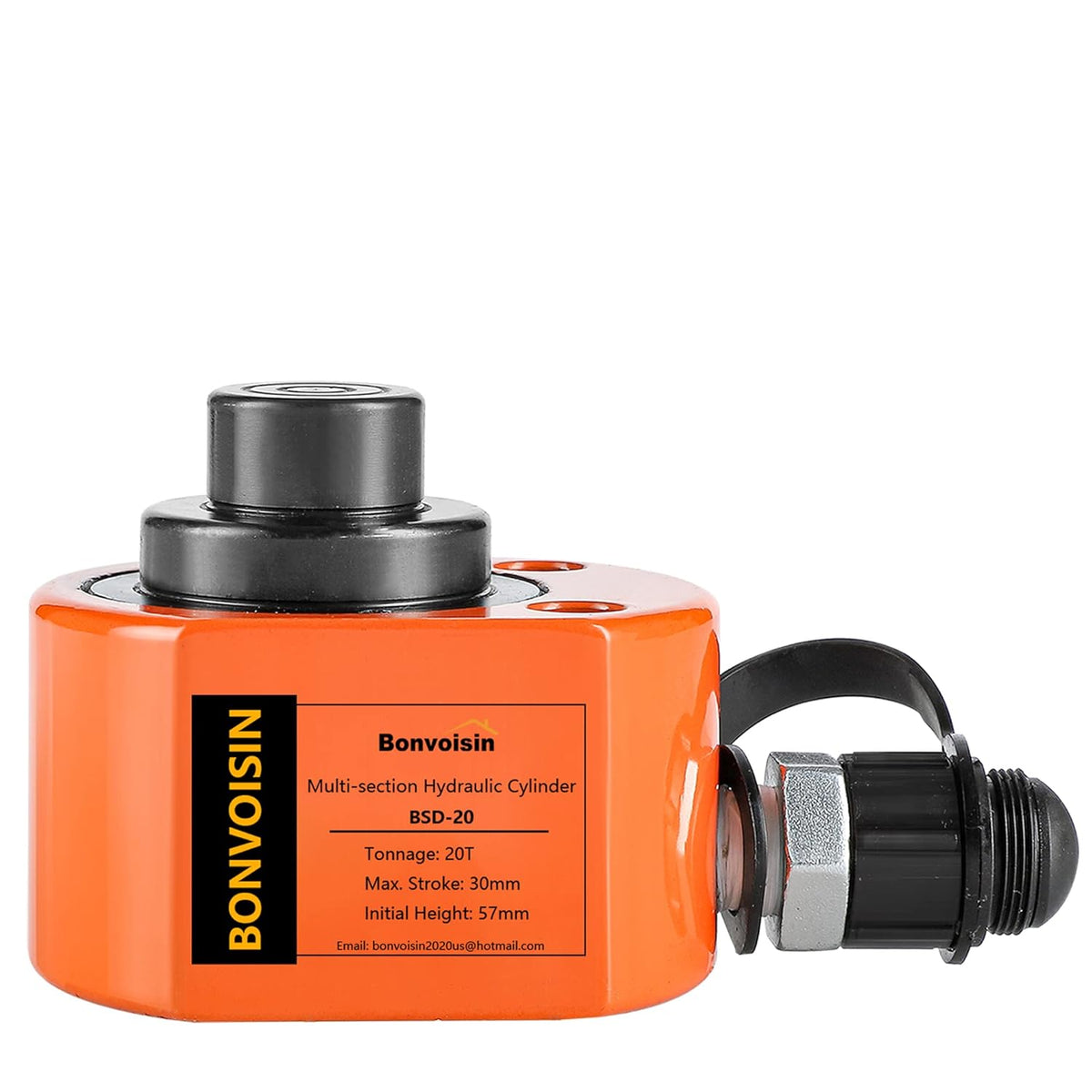 10T Hydraulic Cylinder Jack Porta Power Mini Hydraulic Ram Multi-Acting Low Profile Lifting Cylinders E72089