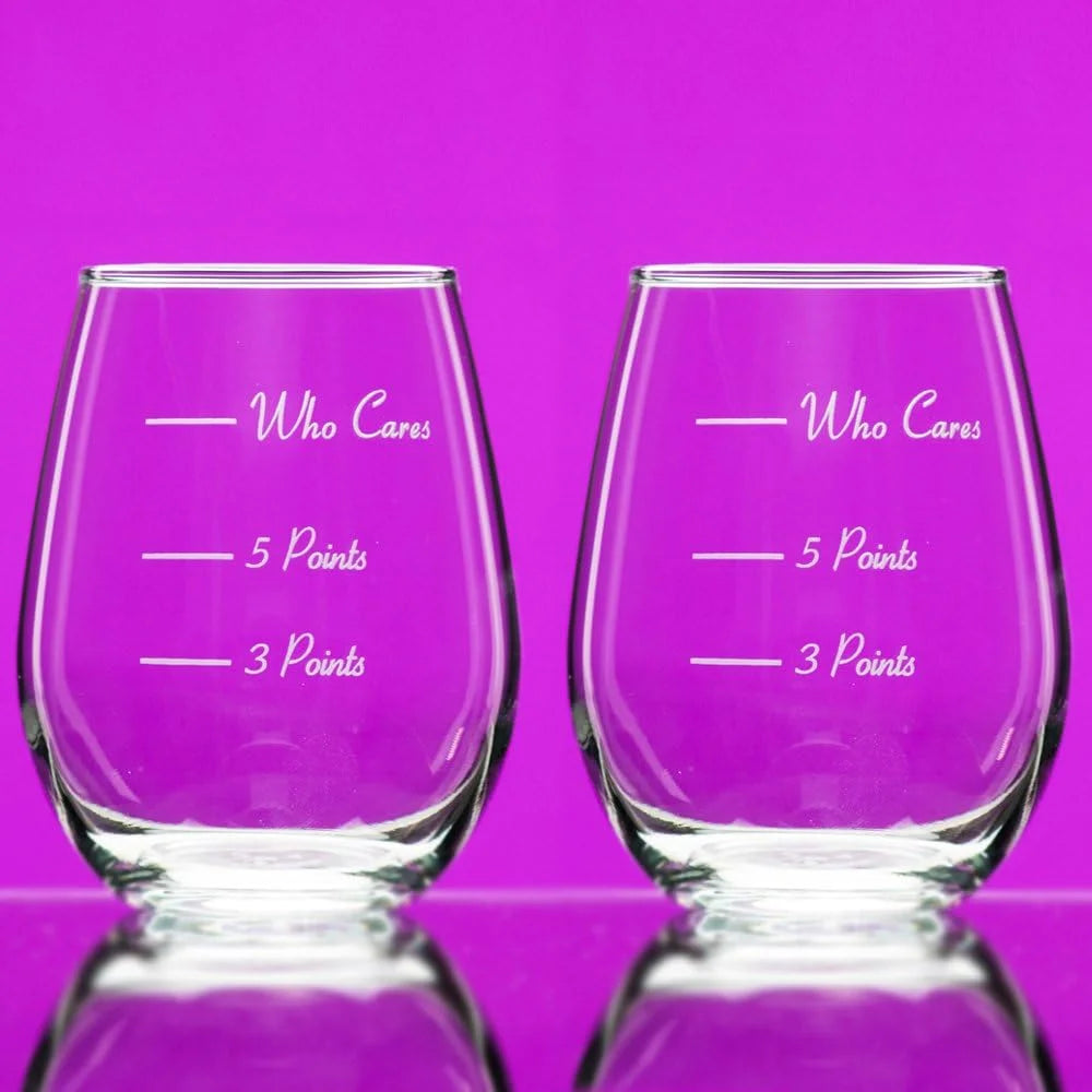 Stemless Wine Glass Set Of 2 J383