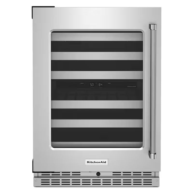 46-Bottle Built-In Undercounter Wine Cooler in Stainless Steel I976