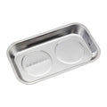 9-1/2 in. x 5-1/2 in. Magnetic Stainless Steel Parts Tray Y5341