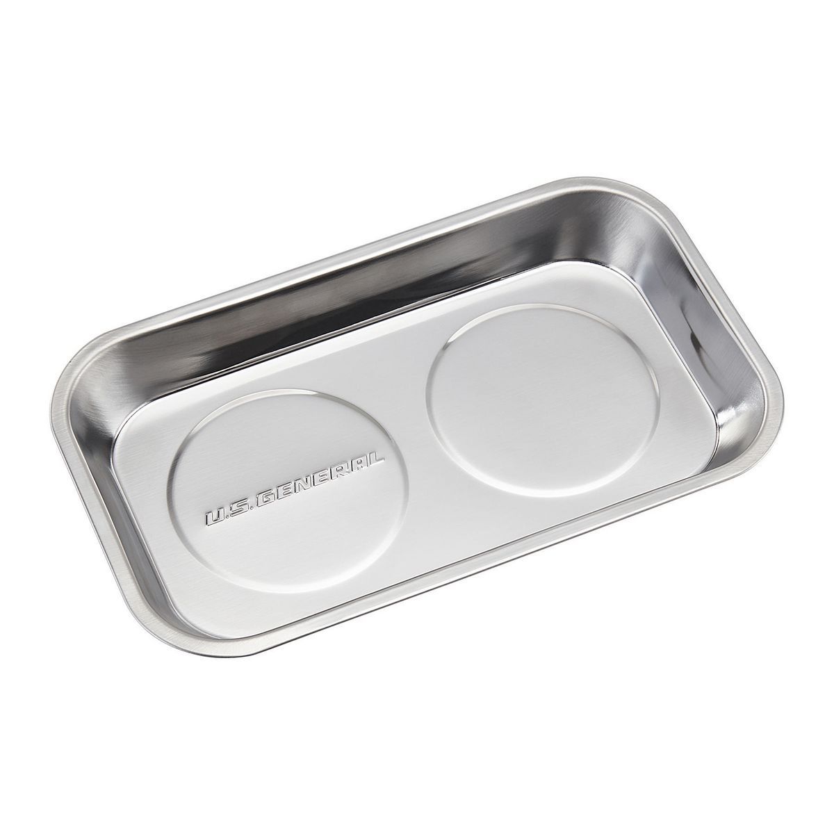 9-1/2 in. x 5-1/2 in. Magnetic Stainless Steel Parts Tray Y5341