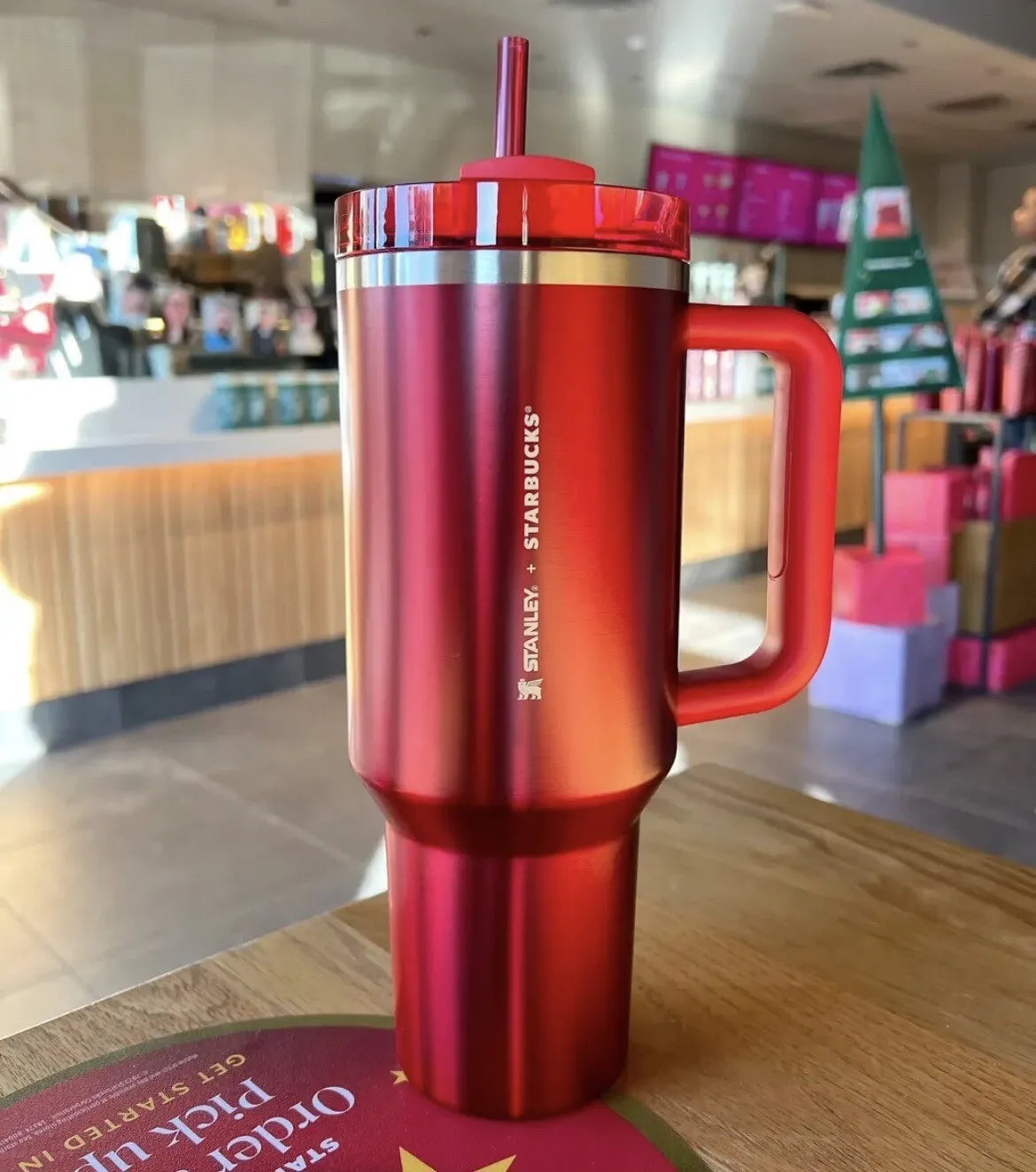 Red 40 oz Tumbler Mug N173