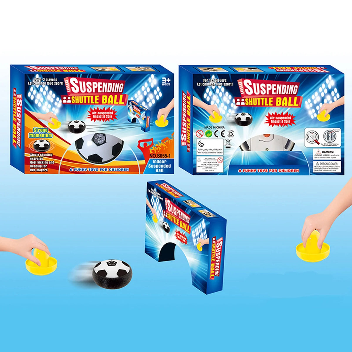 Hover Soccer Ball Air Floating Toy with Music LED Lights F833576