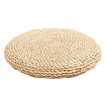 Round Straw Weave Floor Pillow F893