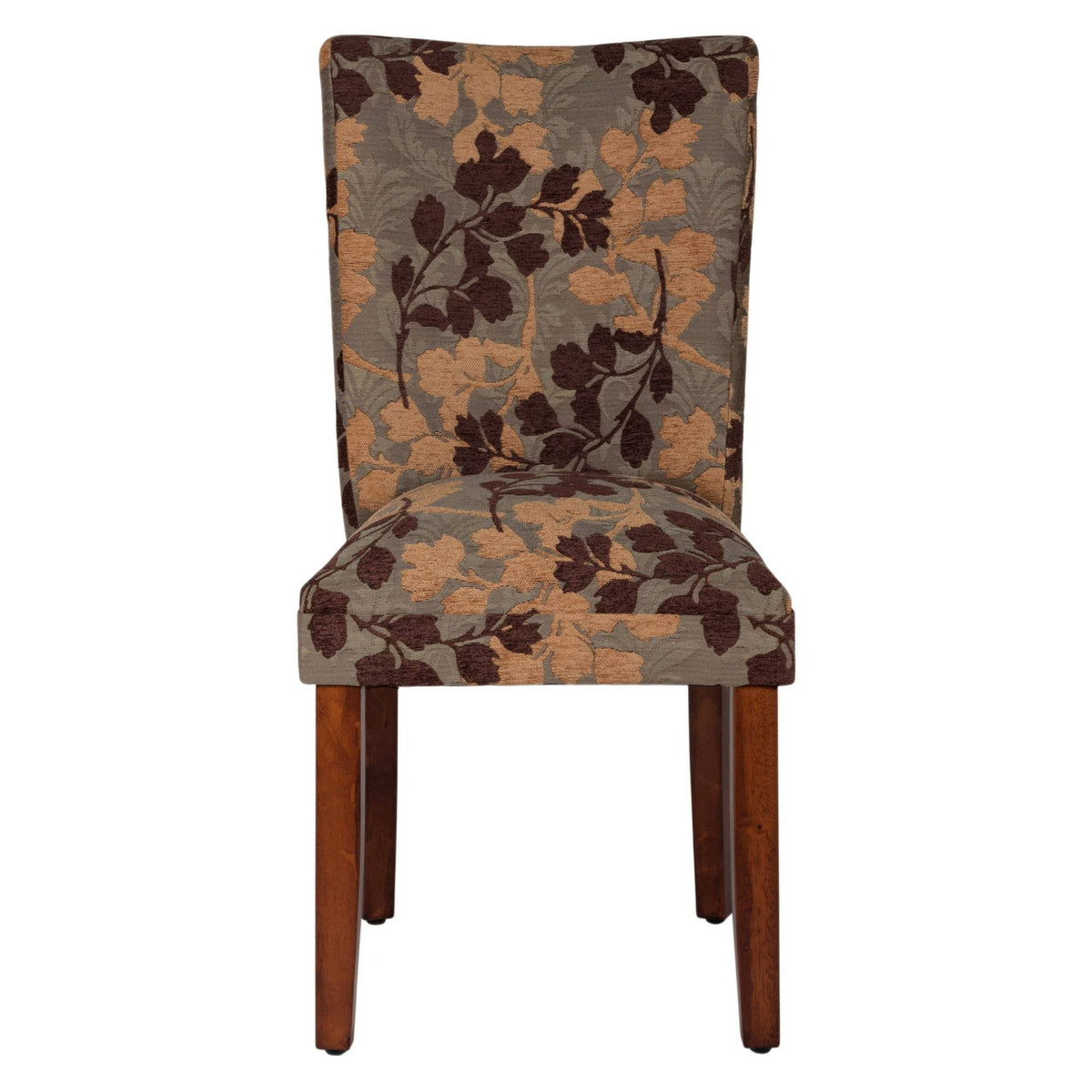 Brown Tan Parsons Dining Chair O732