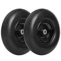 13 Inch Solid Flat Free Replacement Tires and Wheels 4.00-6 with 5/8'' Axle Bore Hole Q9142