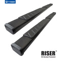 4" Riser Running Boards Side Step Rails Nerf Bars V1298