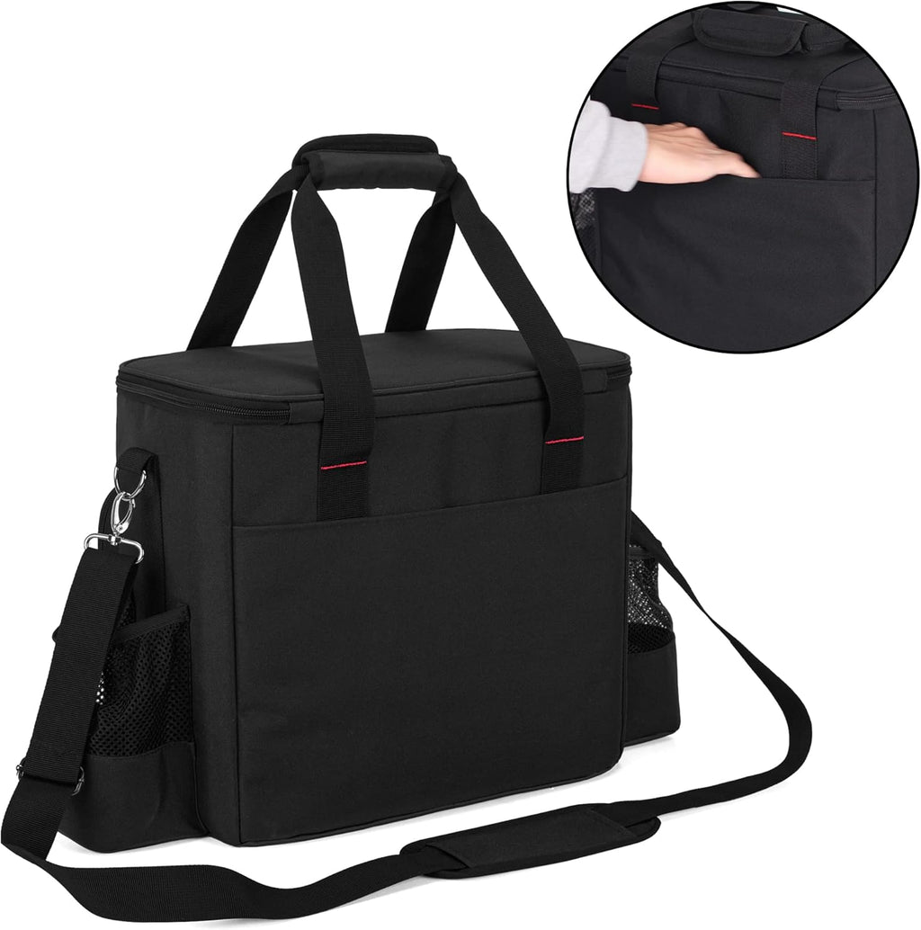 Portable Heater Carry Bag with Pockets and Handles Black U56752