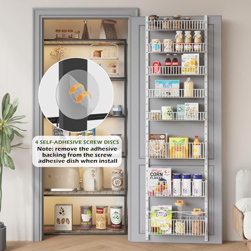 8-Tier Over the Door Metal Pantry Organizer E289