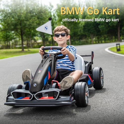 White 36V Electric Go Kart U8757