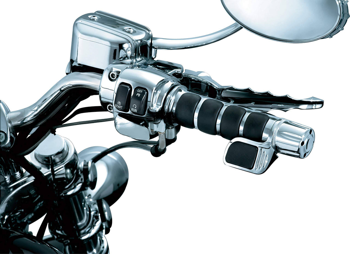 Chrome ISO-grip for Dual Cable Throttle P9232