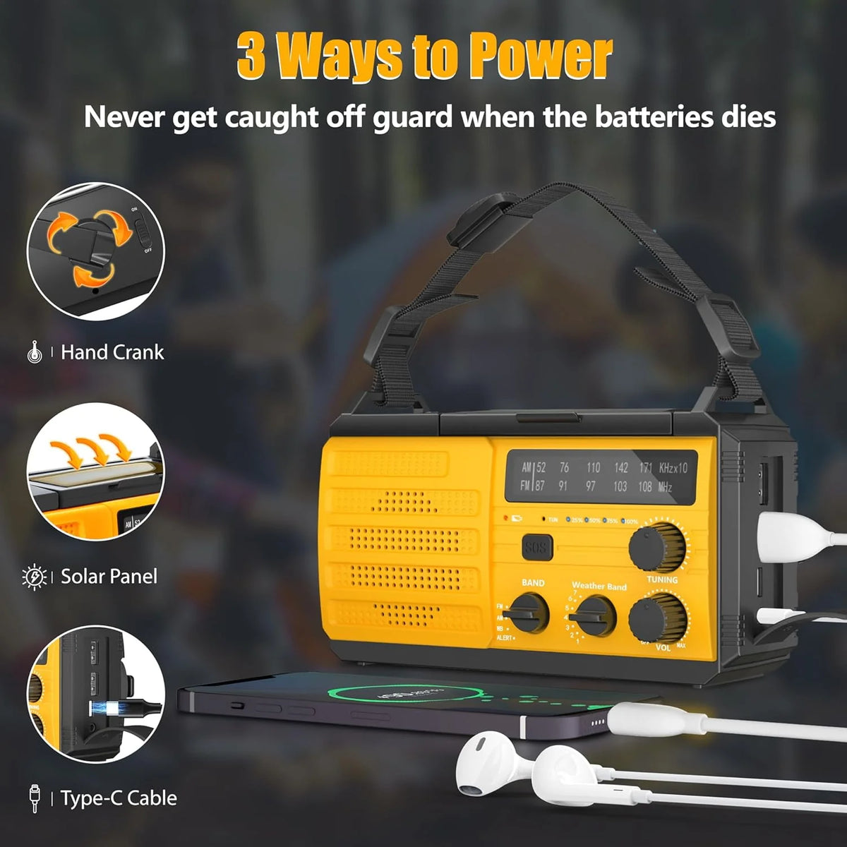 Portable Solar Generator with Solar Panel H594