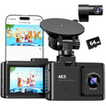 4K Dual Channel Dash Cam with 64GB Card D472797