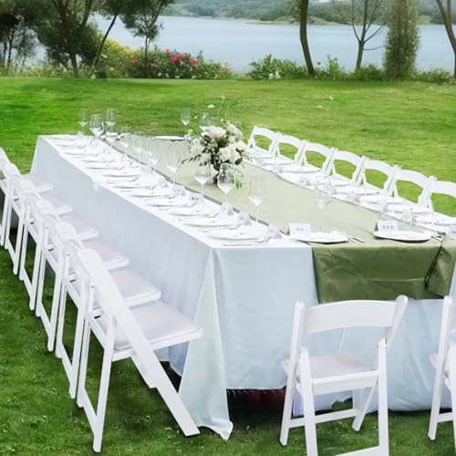 White 4 PCS Lightweight Resin Folding Chairs with Padding G1269