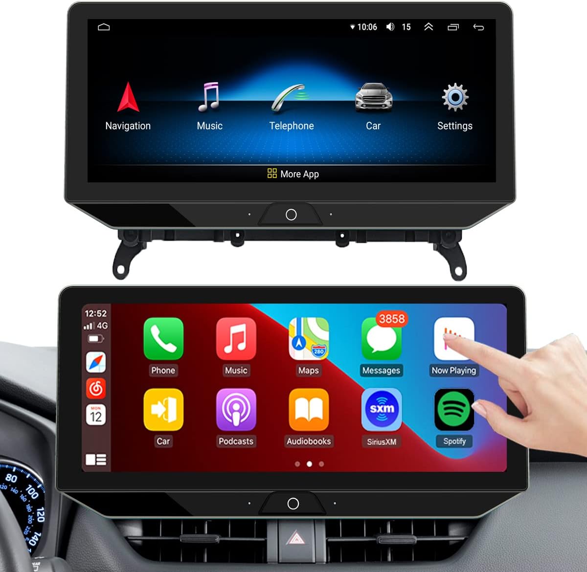 12.3inch Touch Screen Wireless Carplay Android Stereo M509