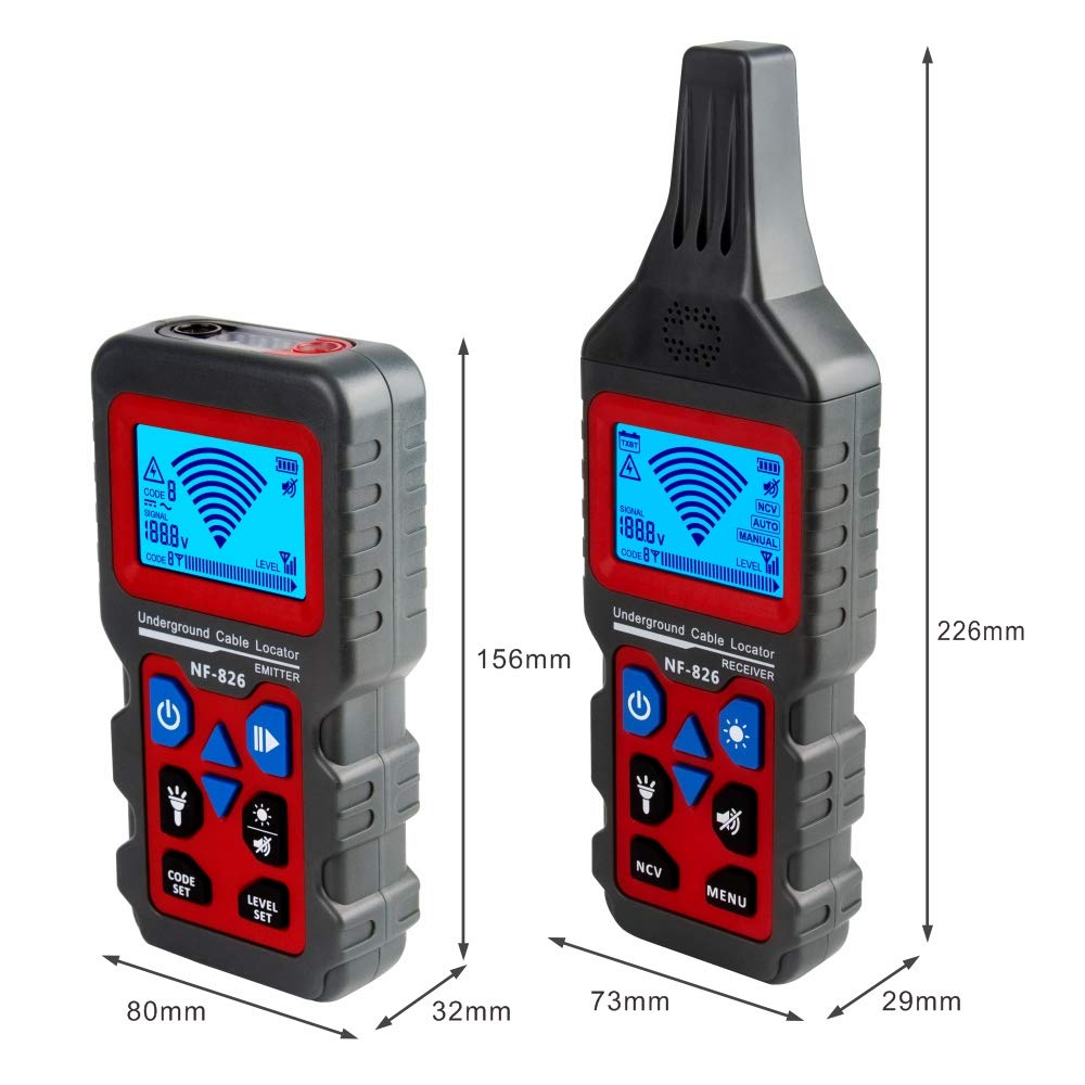 Underground Cable Tester Wire Locator Pack of 2 A8493