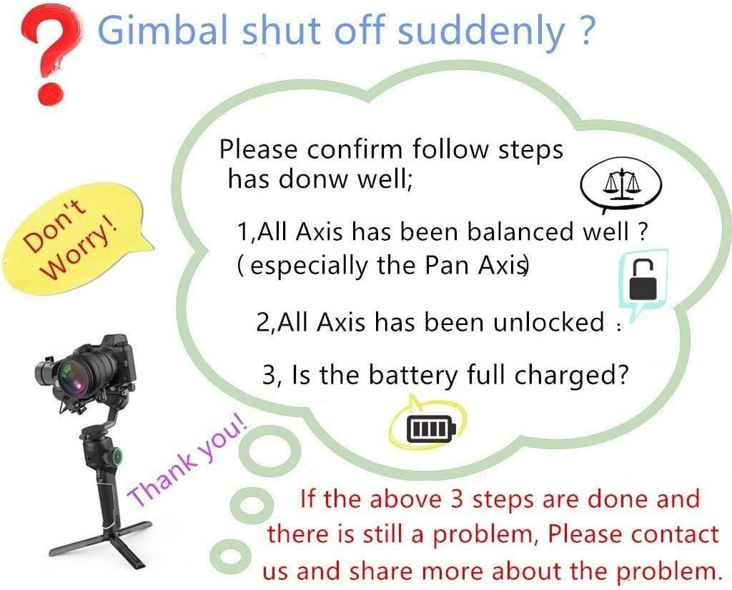 3-Axis Handheld Gimbal Stabilizer B114
