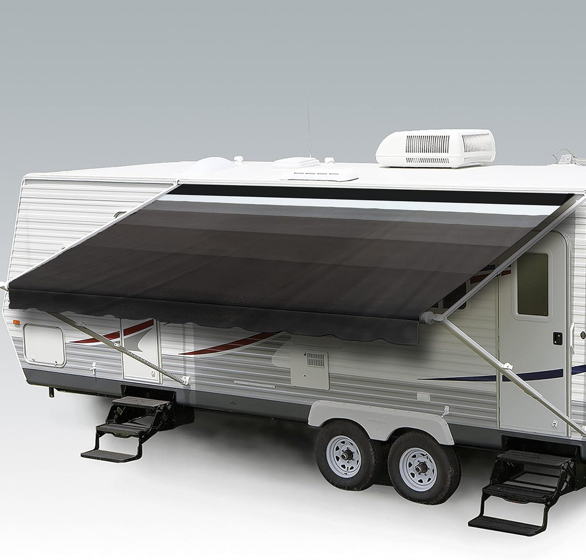 Heavy Duty Weatherproof Vinyl RV Awning Fabric Replacement K356